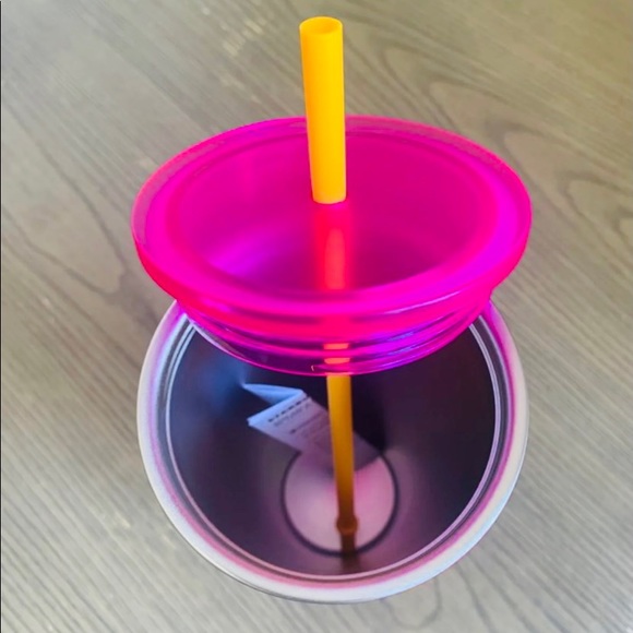 Starbucks Floral Stainless Steel Cup Pink Tumbler Cold Venti 24oz New 2022 - Picture 8 of 10